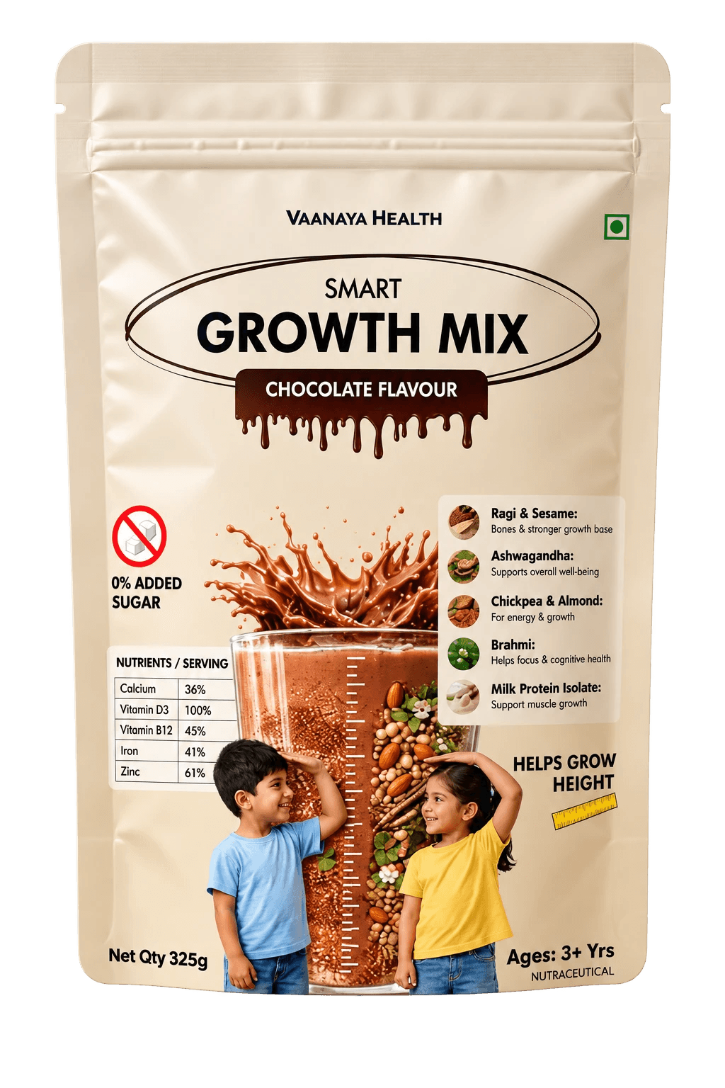 Smart Growth Mix — Chocolate 325g