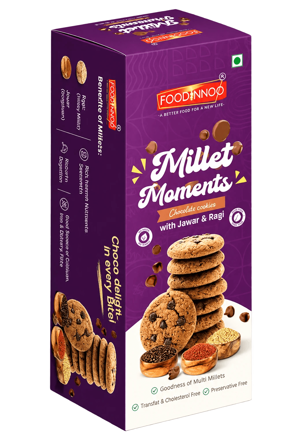 Foodinnoo Millet Moments — Chocolate Cookies