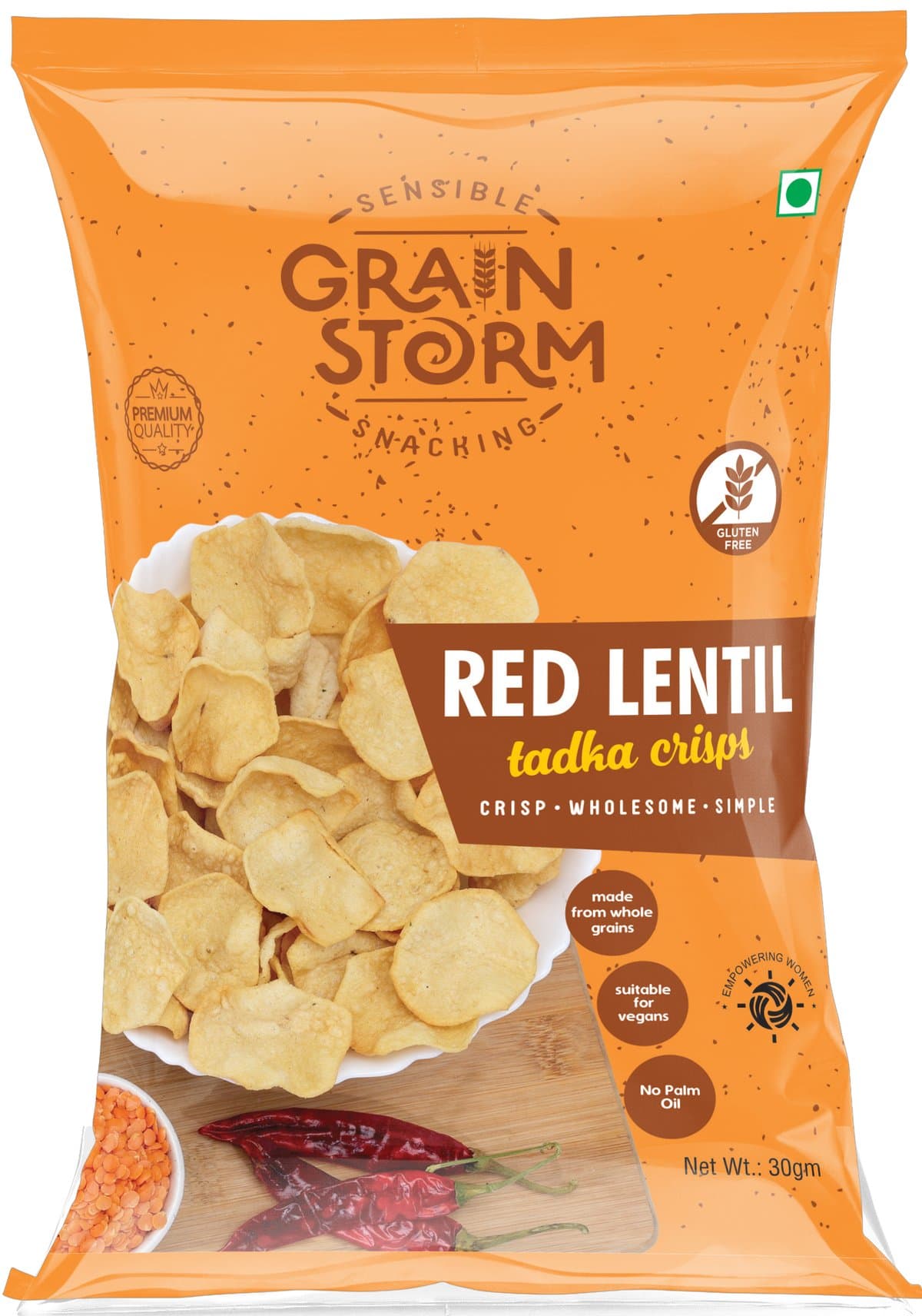 Grainstorm Red Lentil 30g