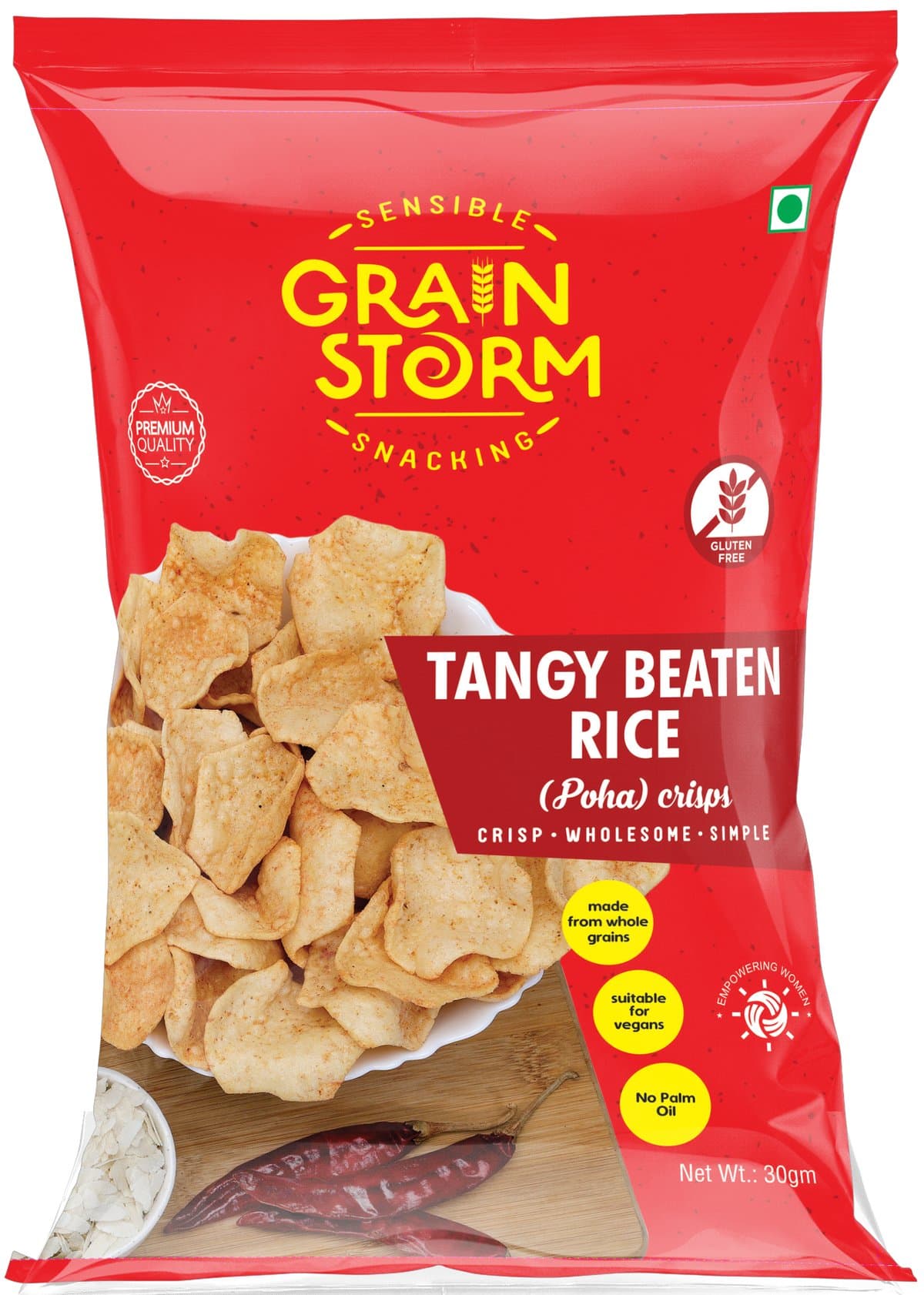 Grainstorm Tangy Beaten Rice 30g