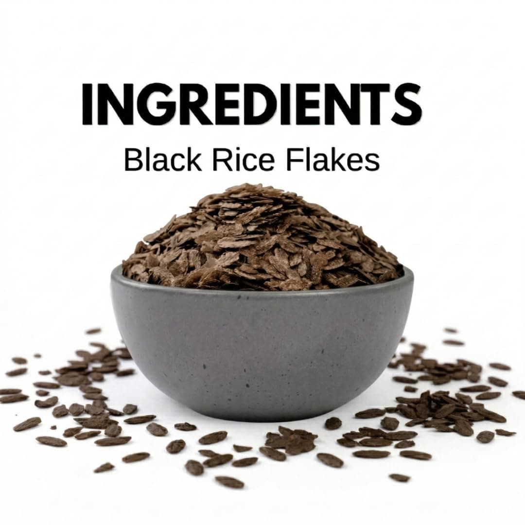 Black Rice Flakes (Poha) — 250g thumbnail 3