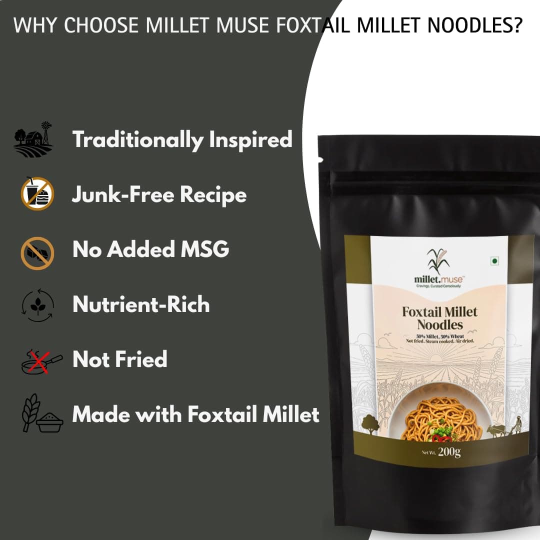 Foxtail Millet Noodles — 200g thumbnail 4