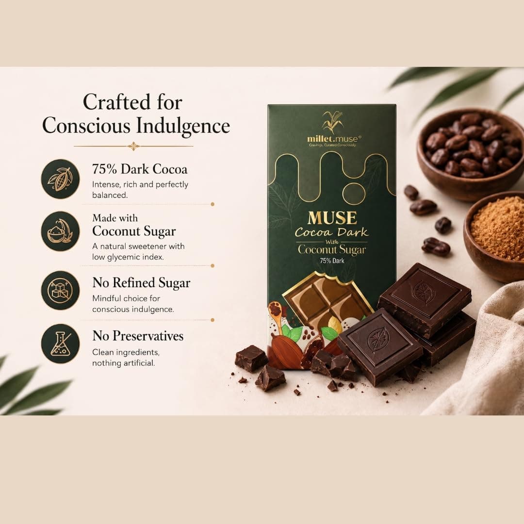 Muse Cocoa Dark 75% — 80g thumbnail 3
