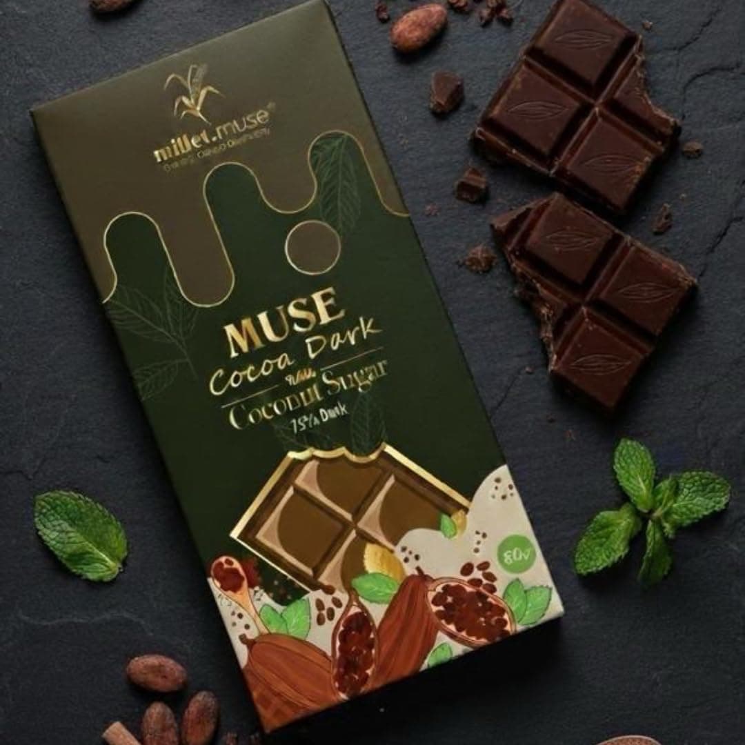 Muse Cocoa Dark 75% — 80g thumbnail 4