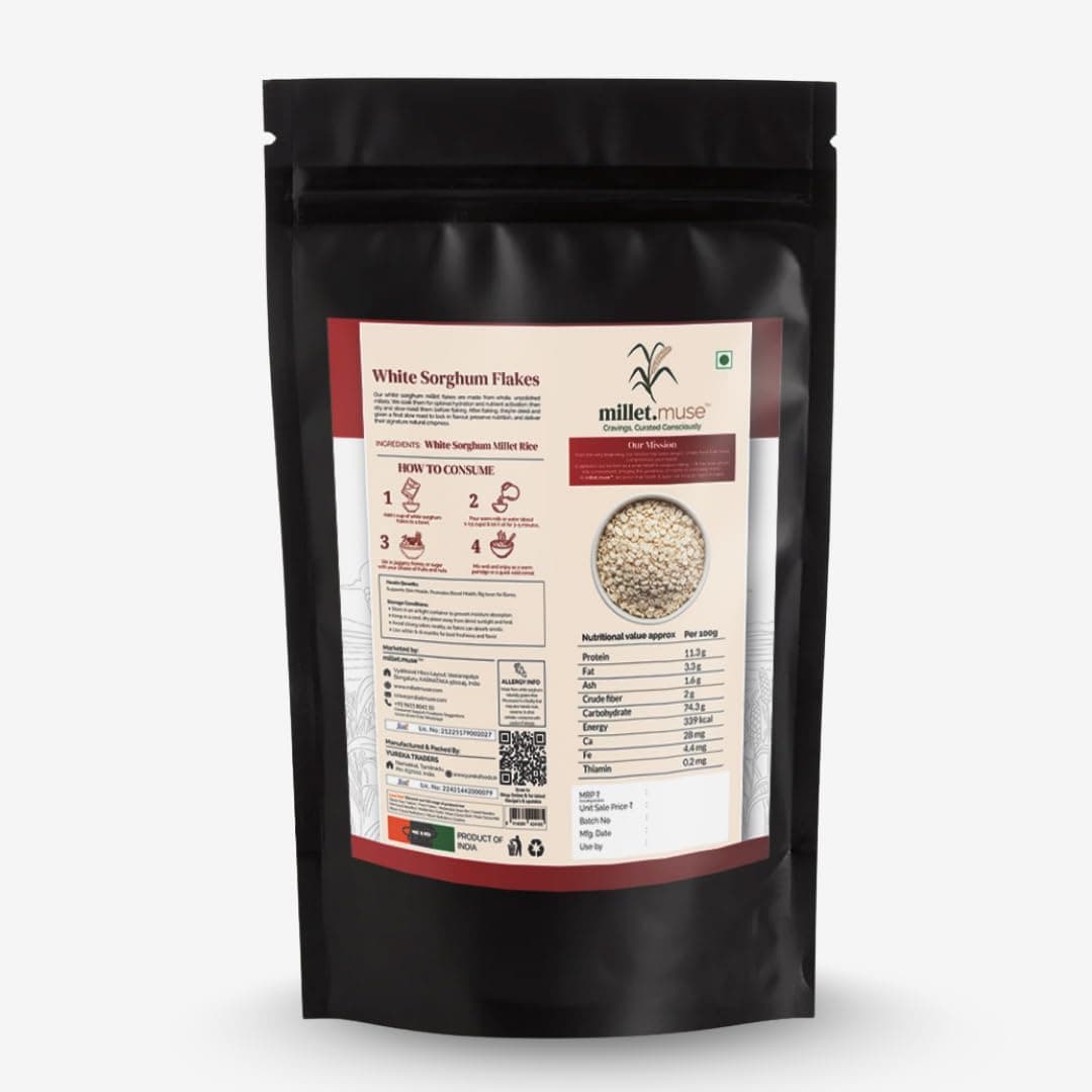 Sorghum (Jowar) Flakes — 250g