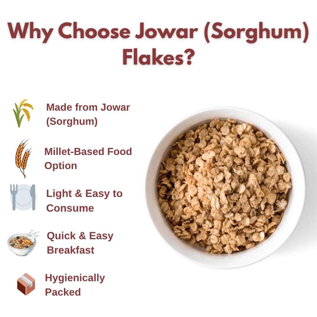 Sorghum (Jowar) Flakes — 250g thumbnail 4