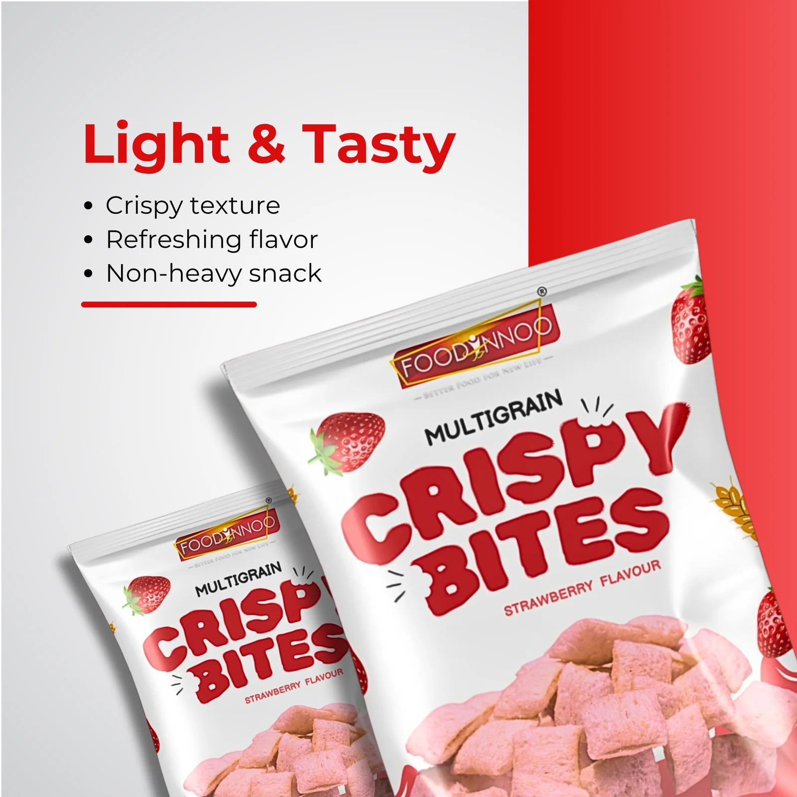 Crispy Bites – Strawberry Flavour 22gm thumbnail 4