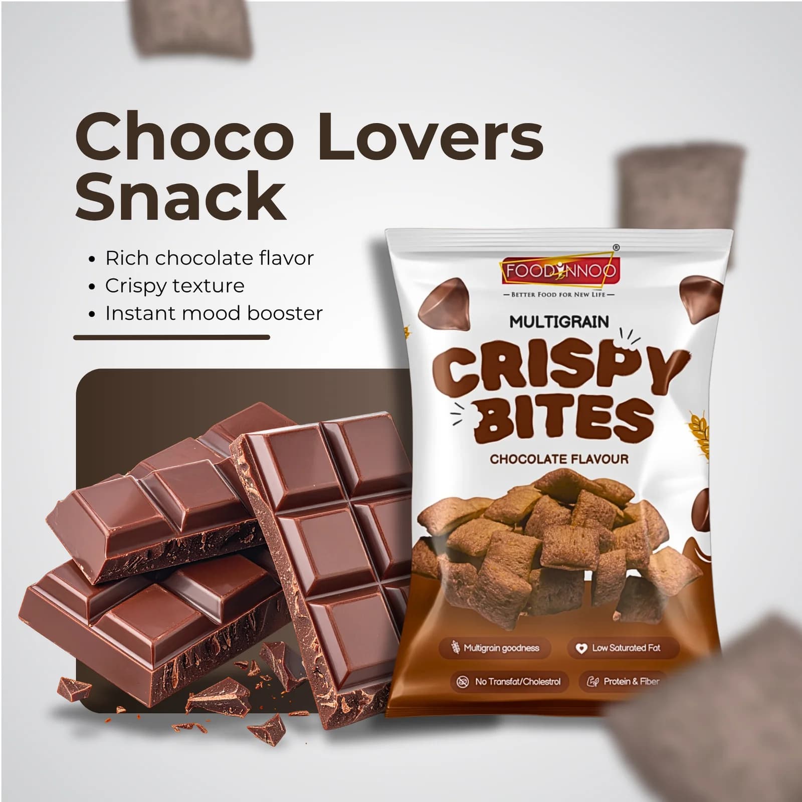 Crispy Bites – Chocolate Flavour 22gm thumbnail 3