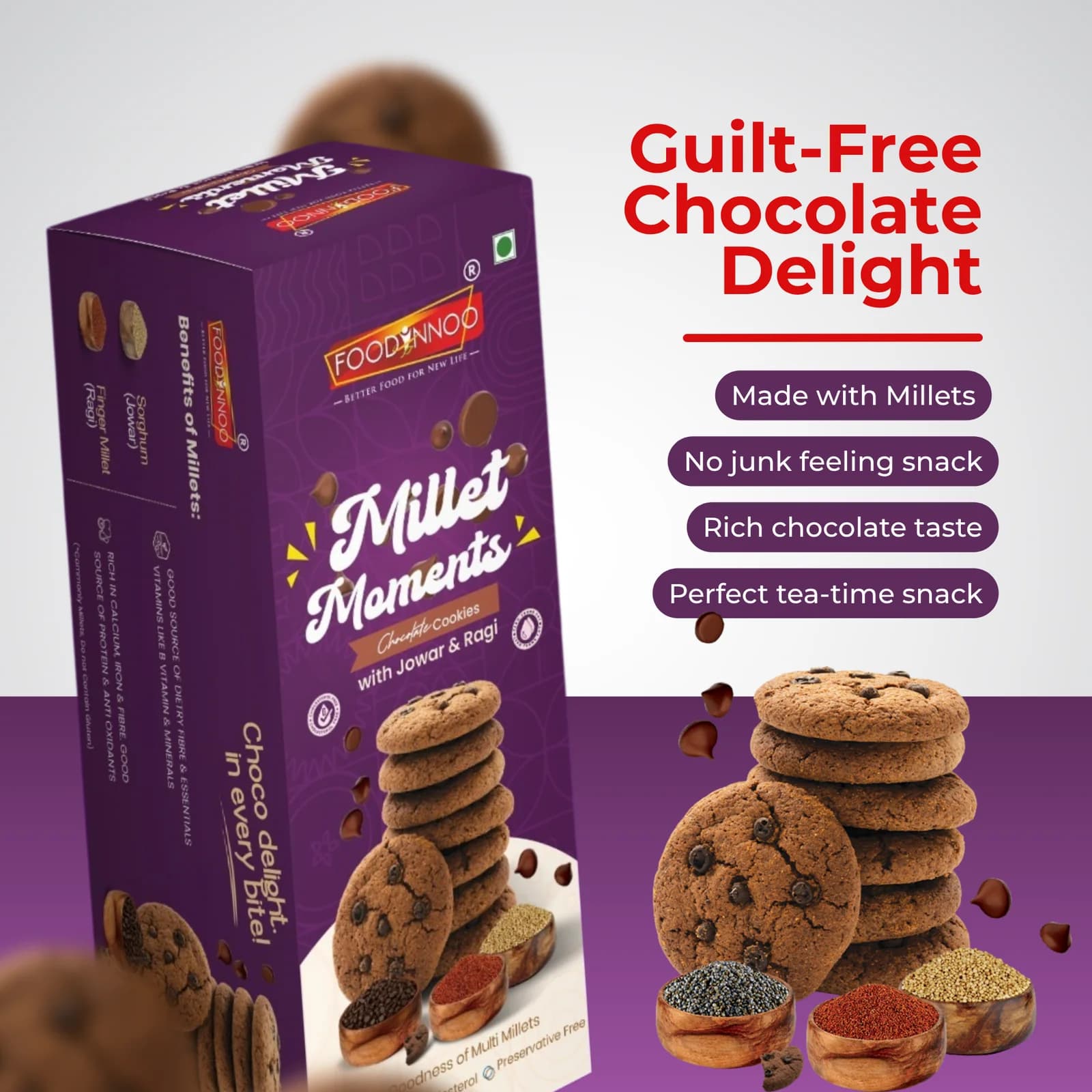 Millet Moments – Chocolate Cookies thumbnail 5