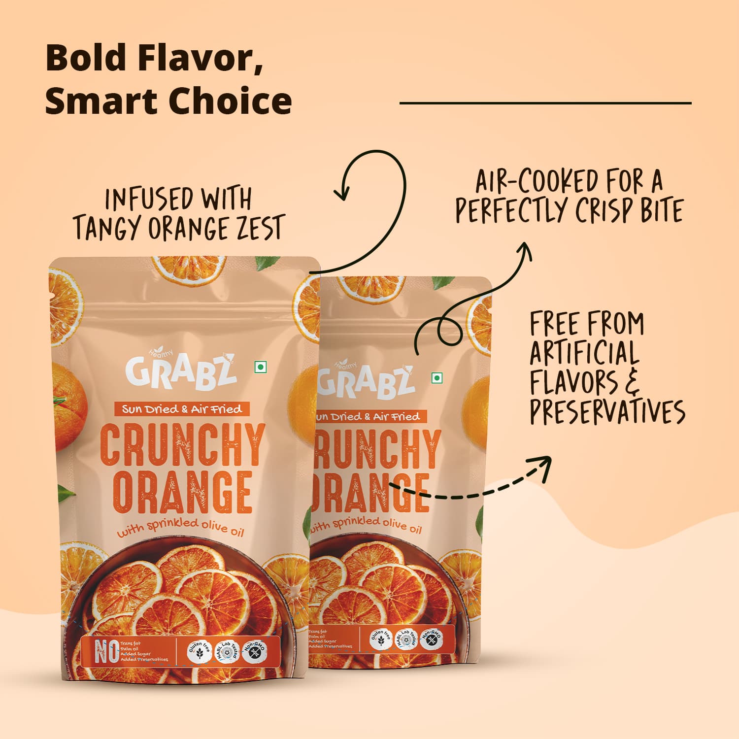 Crispy Orange Chips | Natural Fruit Snack | No Added Sugar thumbnail 4