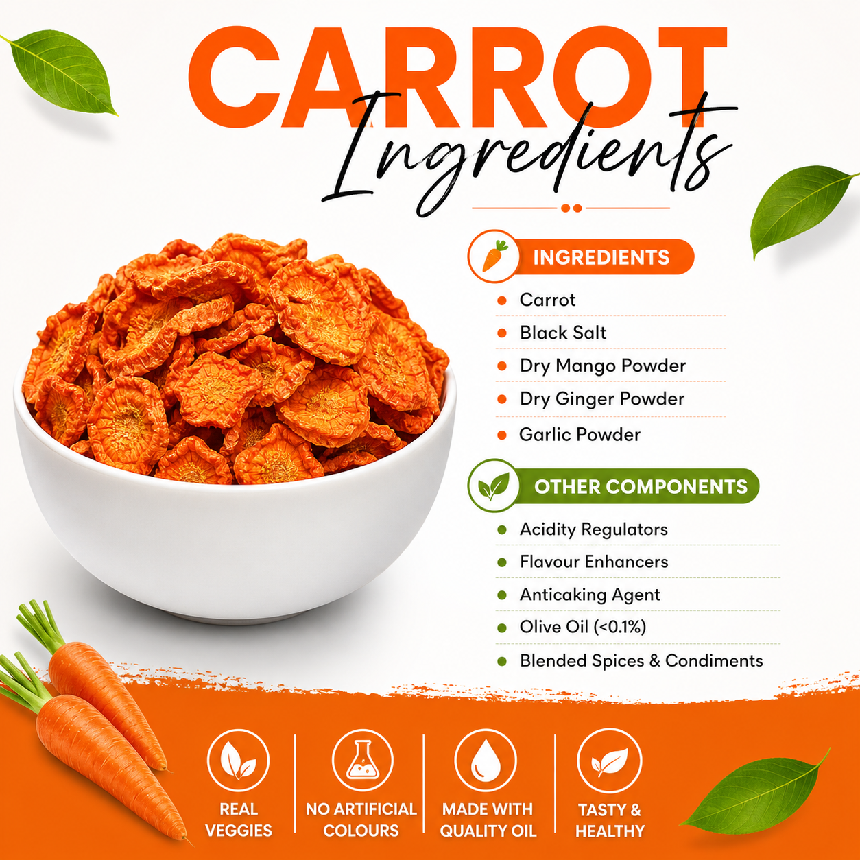 Crunchy Carrot Chips thumbnail 3