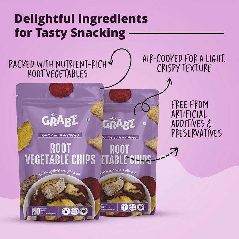 Mix Root Vegetable chips Beetroot, Potato & Sweet Potato Chips . thumbnail 4
