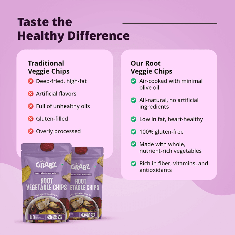Mix Root Vegetable chips Beetroot, Potato & Sweet Potato Chips . thumbnail 3