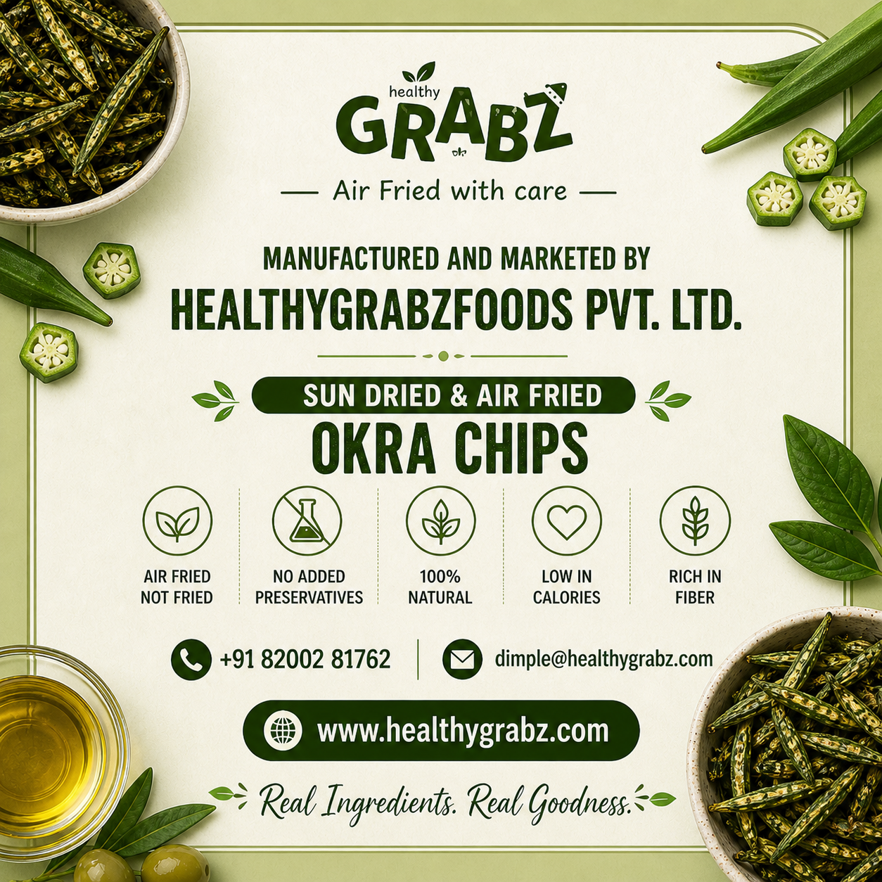 Crispy Okra Chips | Air-Cooked Bhindi Snack thumbnail 5