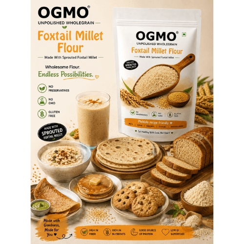 Foxtail millet flour – Unpolished and Pre-Soaked thumbnail 3