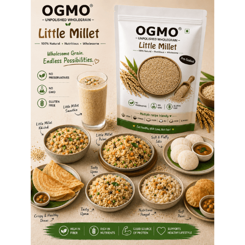 Little Millet Grains – Unpolished and Pre-Soaked thumbnail 3