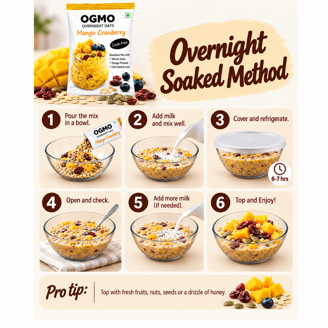 Mango Cranberry Breakfast mix thumbnail 3