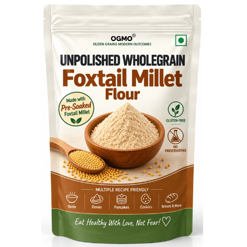 Foxtail millet flour – Unpolished and Pre-Soaked