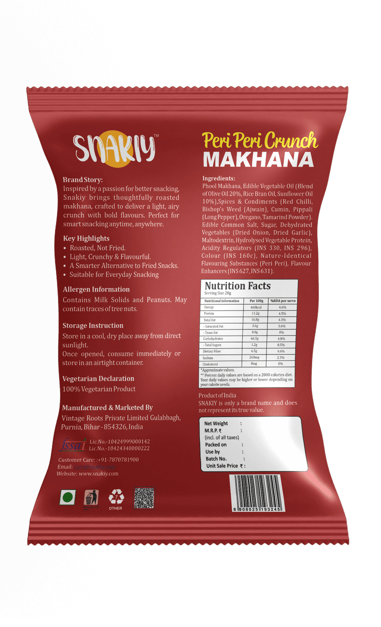 Snakiy Crunch Jar Combo — 90g