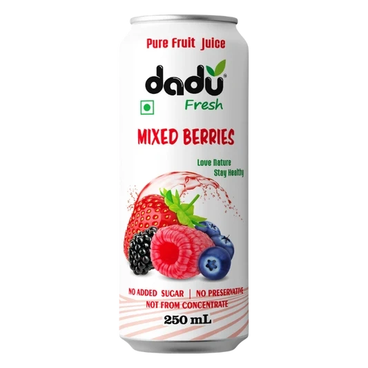 Mixed Berries Juice — 250 ml × Pack of 4